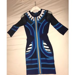 Dress, Tribal Dress, Bodycon Dress, Mini Dress